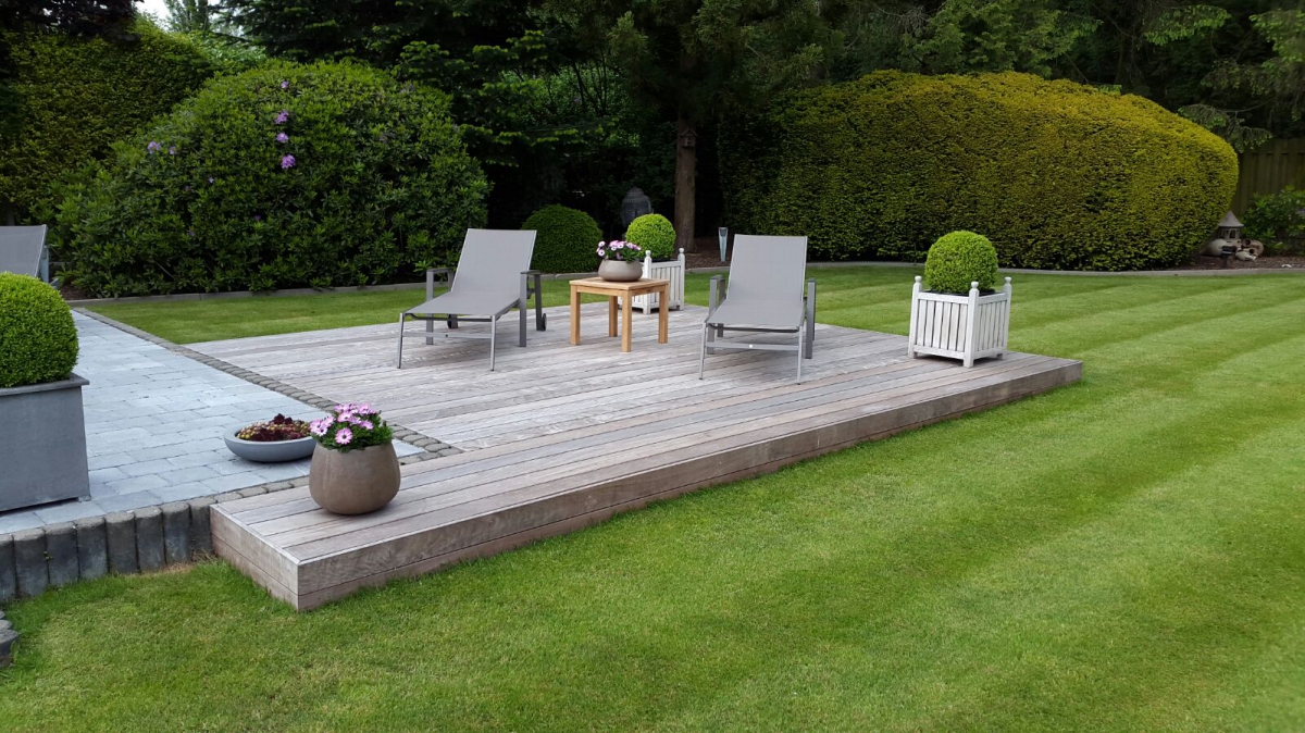 Houten terrassen 1